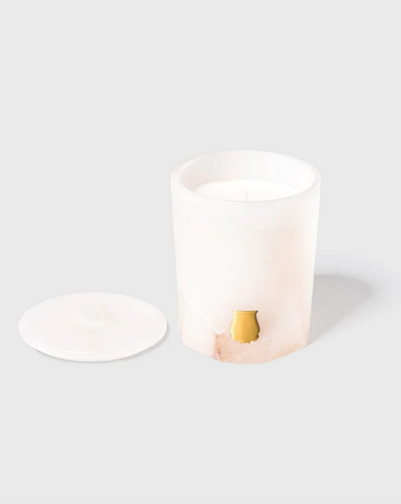 Atria Alabaster Candle with Lid
