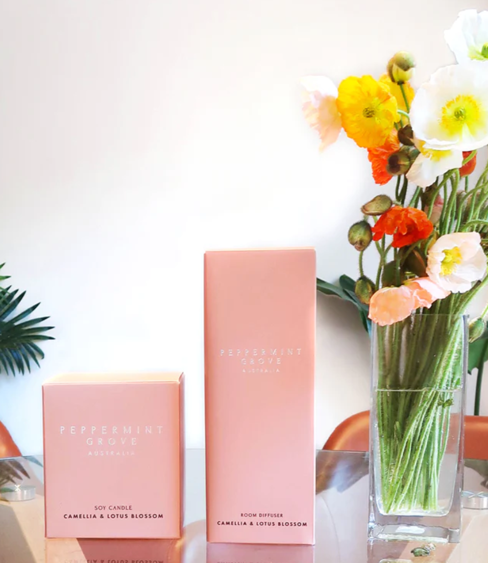 Camellia & Lotus Blossom Small Candle