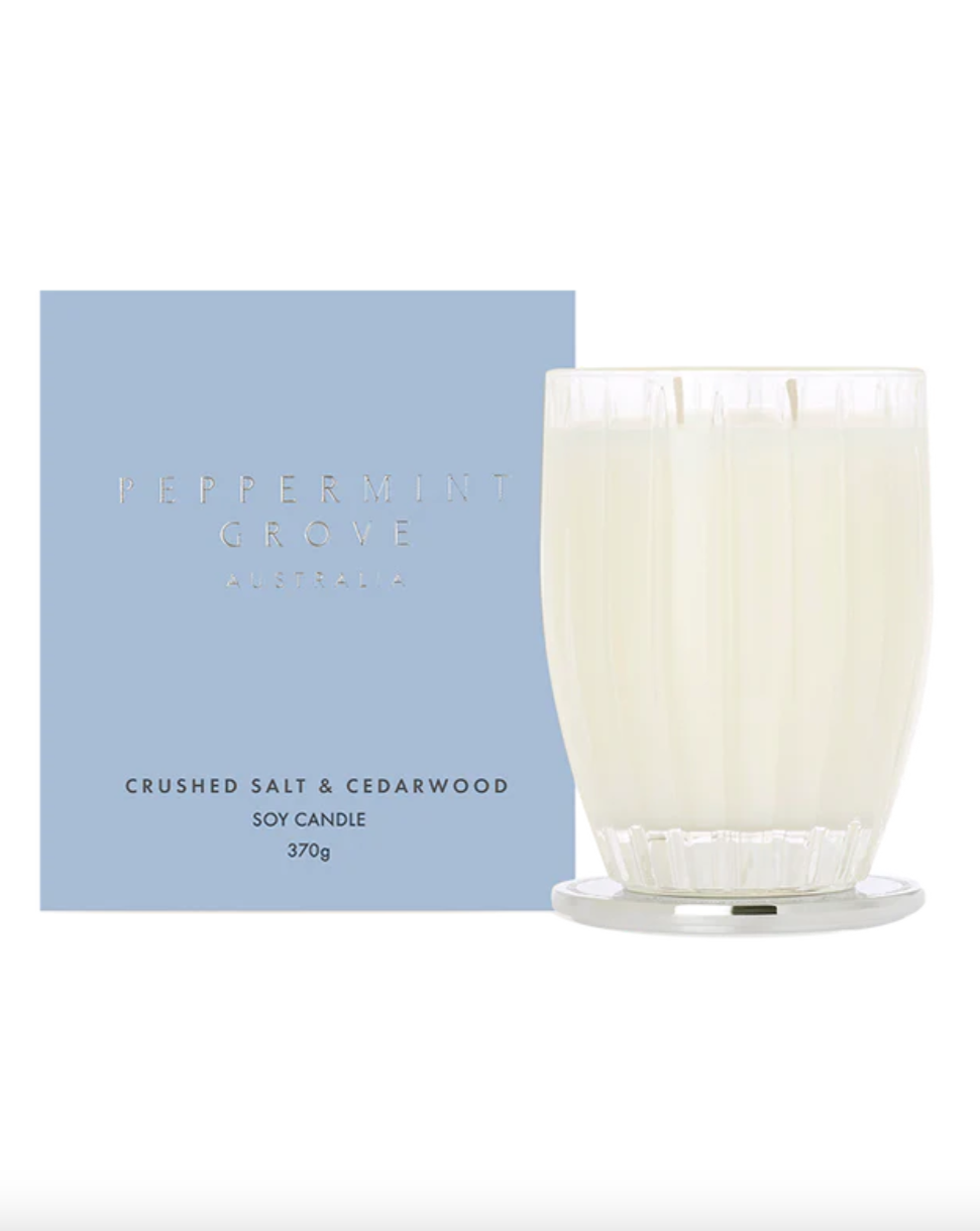 Crushed Salt & Cedarwood Candle