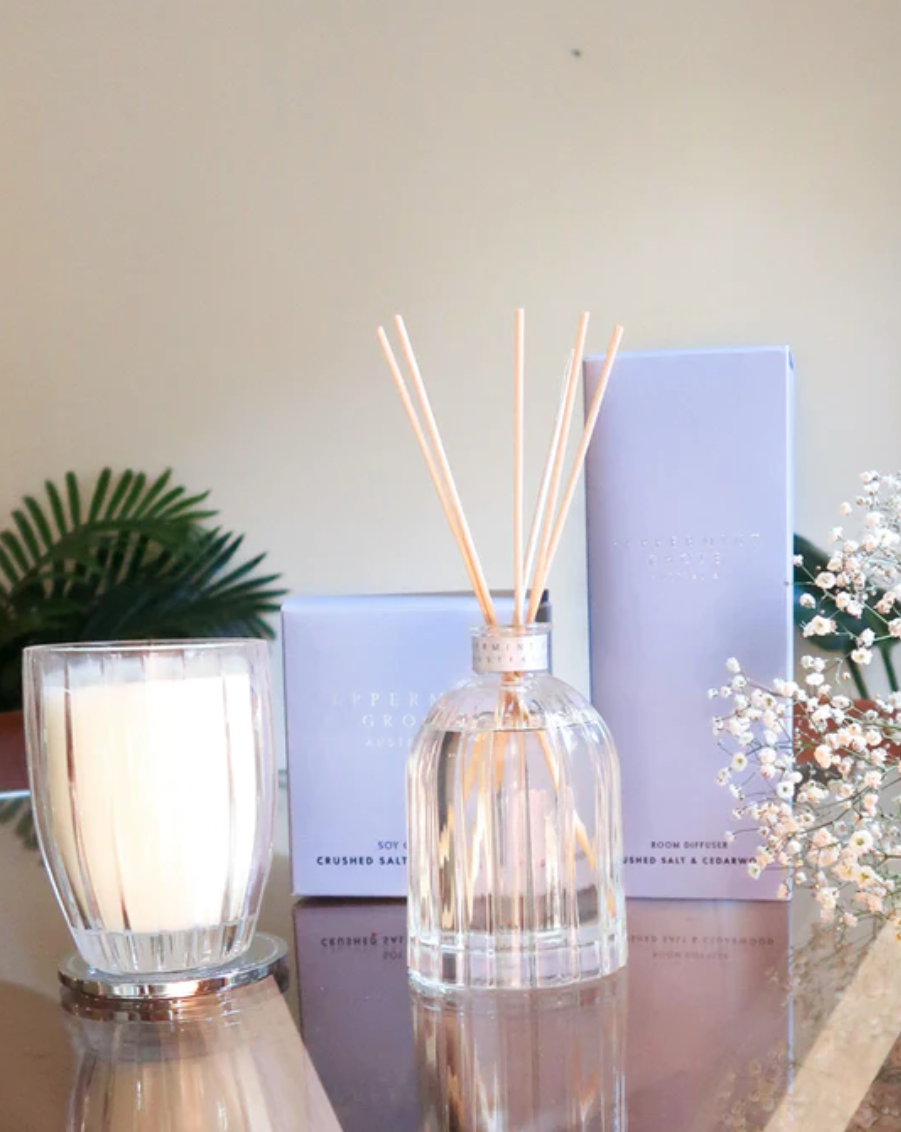 Crushed Salt & Cedarwood Small Candle