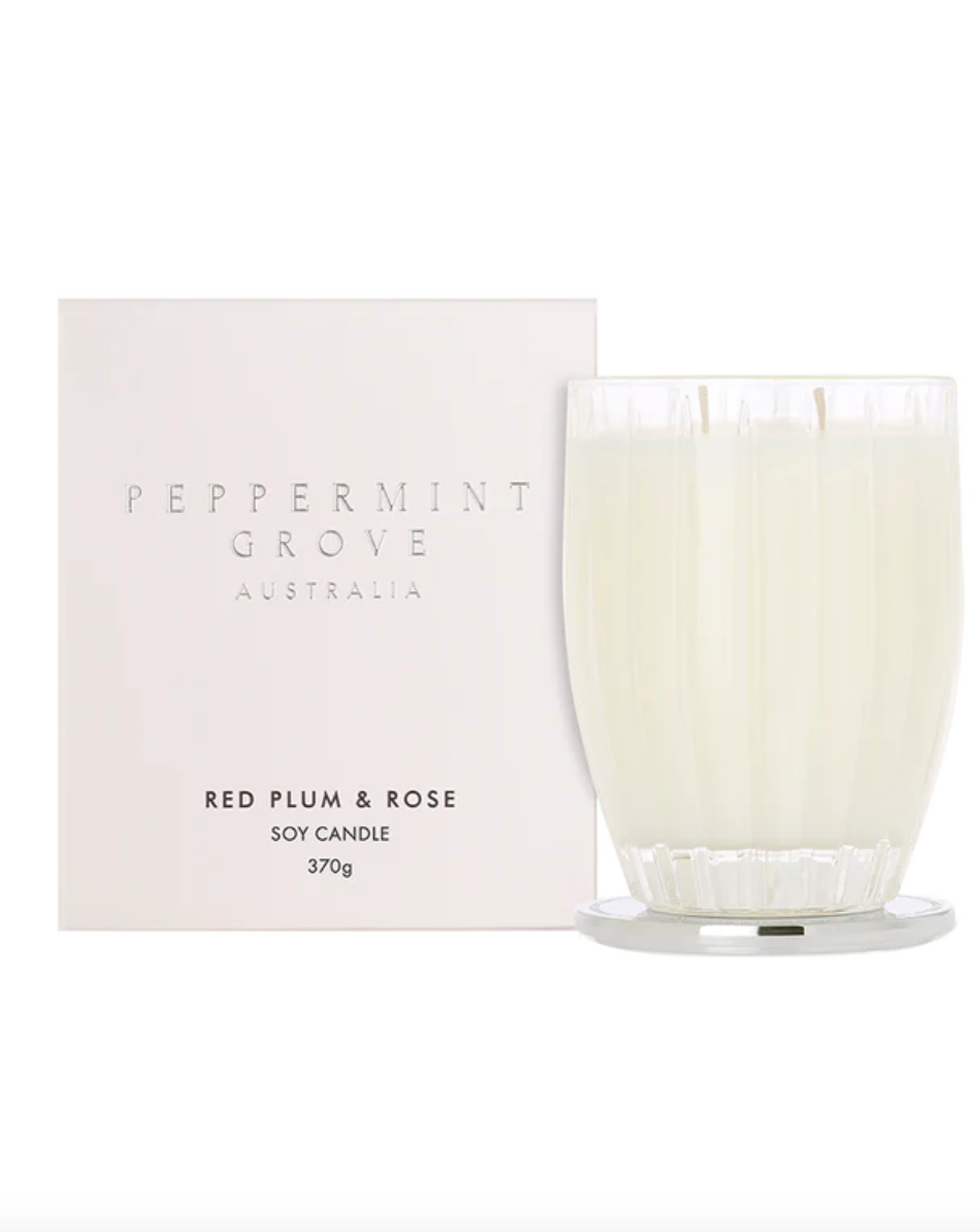 Red Plum & Rose Candle